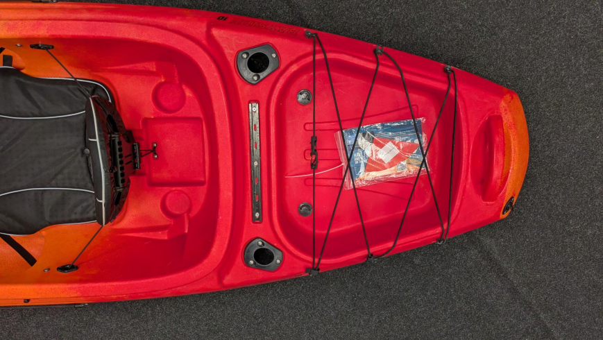 Rear storage on the riot bayside 10