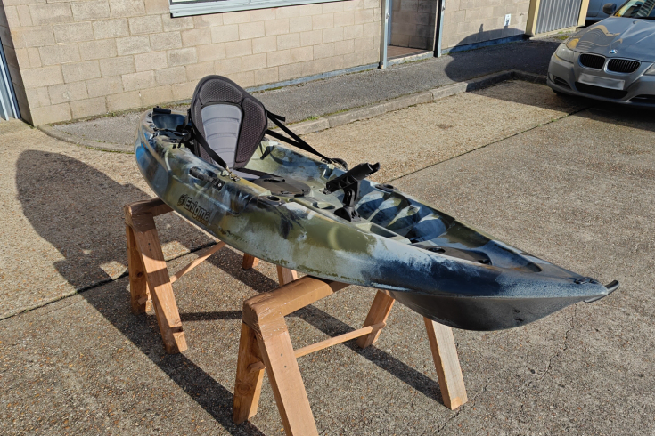 top view of used enigma cruise angler kayak